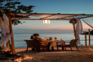 Romantic Private Beachfront Cabana Dining