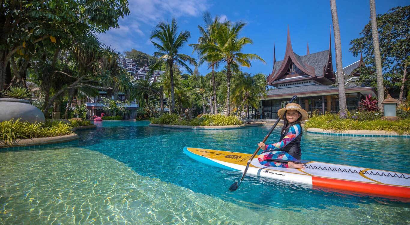 Tropical Lagoon pool phuket