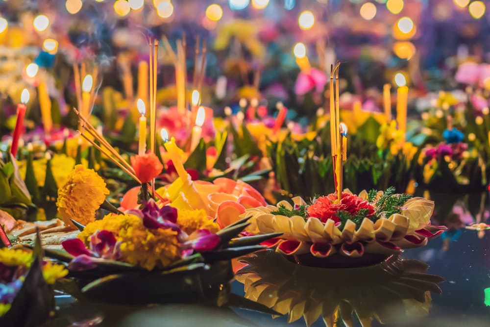 Loy Krathong festival celebration in Phuket