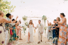 Bride and groom at a beach wedding at our Phuket resort