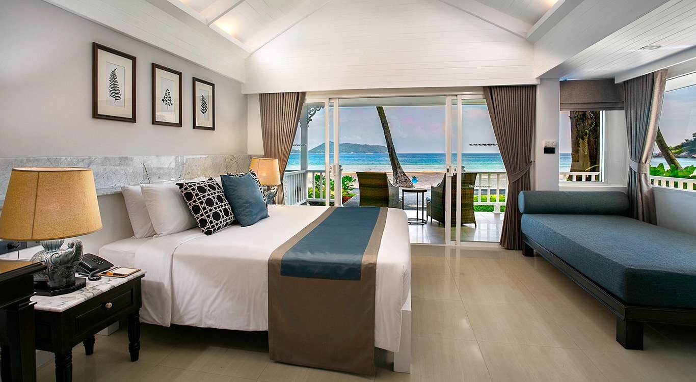 Beachfront cottage bedroom