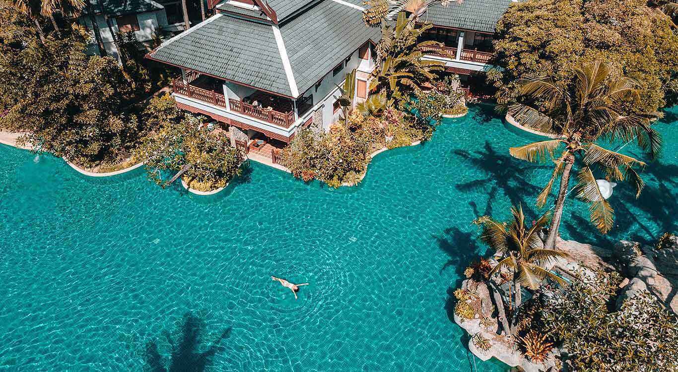 the Largest Free-form Phuket Swimming Pools