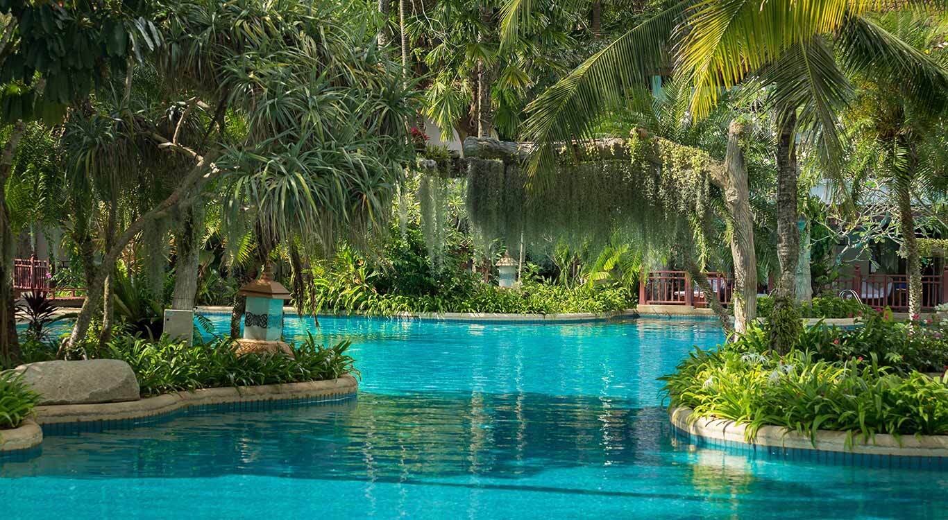 One of the Largest Free-form Phuket Swimming Pools