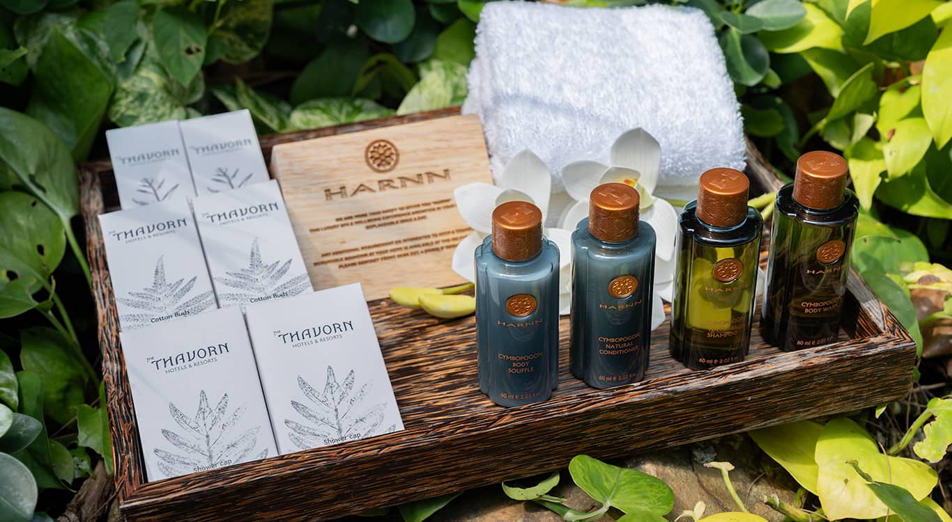 ‘HARNN’ Thai Luxury Spa & Wellbeing Bathroom Amenities
