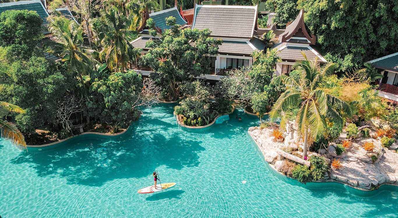 Free-form Phuket Lagoon Swimming Pools
