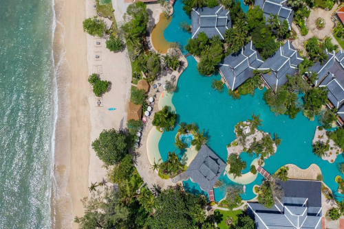Lagoon Pool is so big it weaves around the resort
