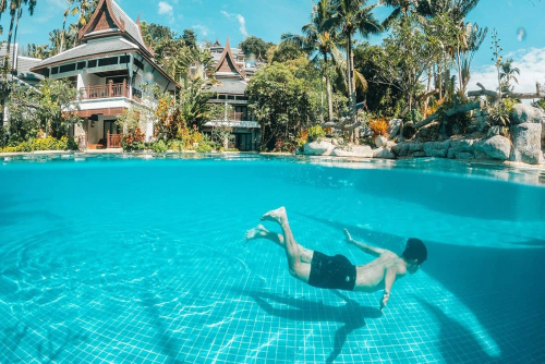 the Largest Free-form Phuket Swimming Pools