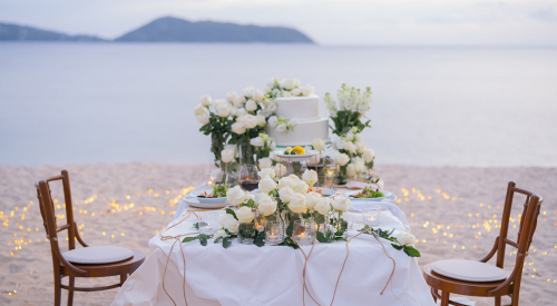 Romantic Private Beachfront Dining