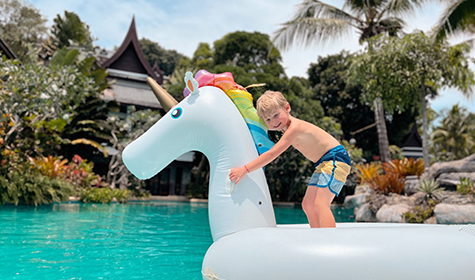 Kids Stay & Eat FREE at our Phuket beach resort.