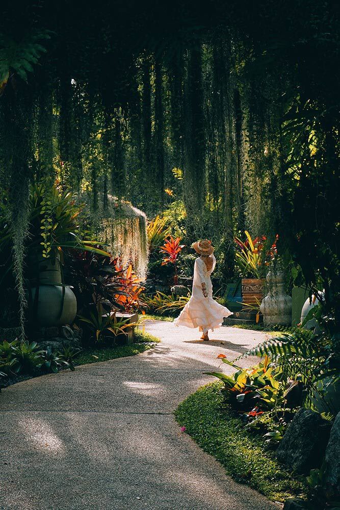Resort Inside a Botanical Garden
