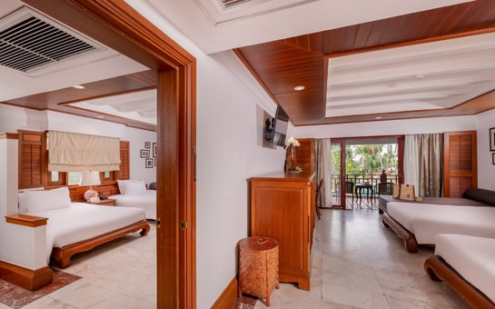 Family Connecting Lagoon Pool View