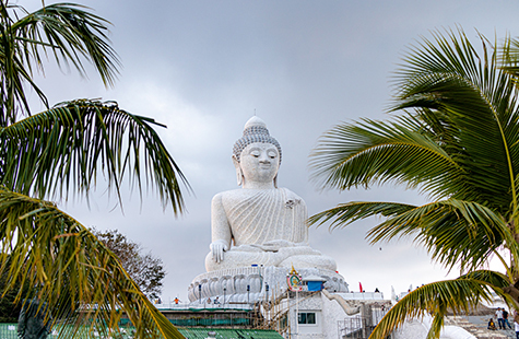 respect to Buddha in Phuket